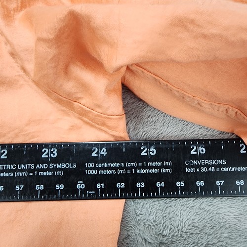 Bugatchi Uomo Shirt Mens XL Peach Orange Button Up Long Sleeve Cotton Casual - Picture 12 of 14