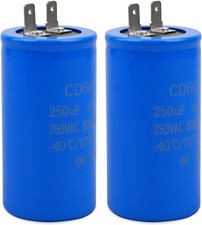 250uF/MFD CD60 Motor Start Capacitor 250VAC 50/60Hz Fit for Electric Motor Start