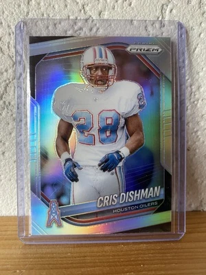 2025 Panini Prizm Chris Dishman #229 Silver Prizm Oilers   - Bild 1 von 2