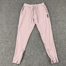 YoungLA Pants Womens XL Purple Joggers Tapered Drawstring Zipper Pockets Comfy