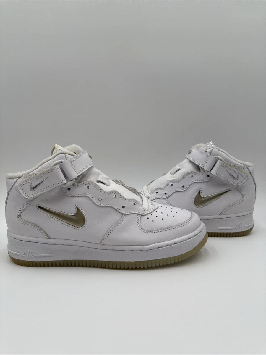 Nike Air Force 1 CL White Metallic Silver for Sale | Authenticity