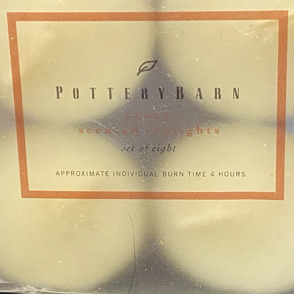 Pottery Barn пион ароматизированные бирюзовые свечи упаковка 8 шт. белые - Изображение 2 из 3