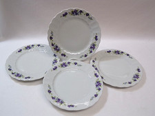 Eschenbach Dekor Veilchen - 4 Kuchen/Frühstücksteller  19 cm