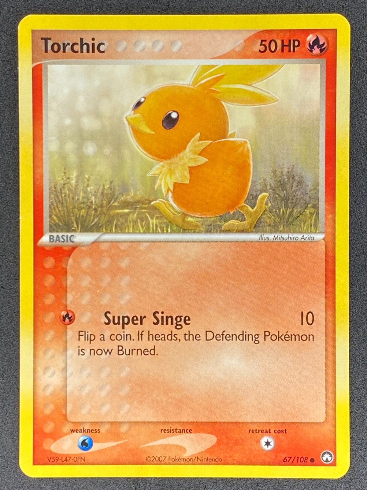 Pokémon Torchic 67/108 EX Power Keepers LP/NM