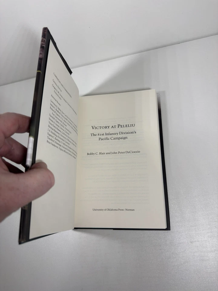 Victory At Peleliu 81st Infantry Pacific Campaign By Blair & DeCioccio HCDJ - Image 3 of 4