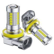LED Fog Light Bulbs H8 H11 H16JP Fog Light Bulb White 6500K High Power DRL Lamps