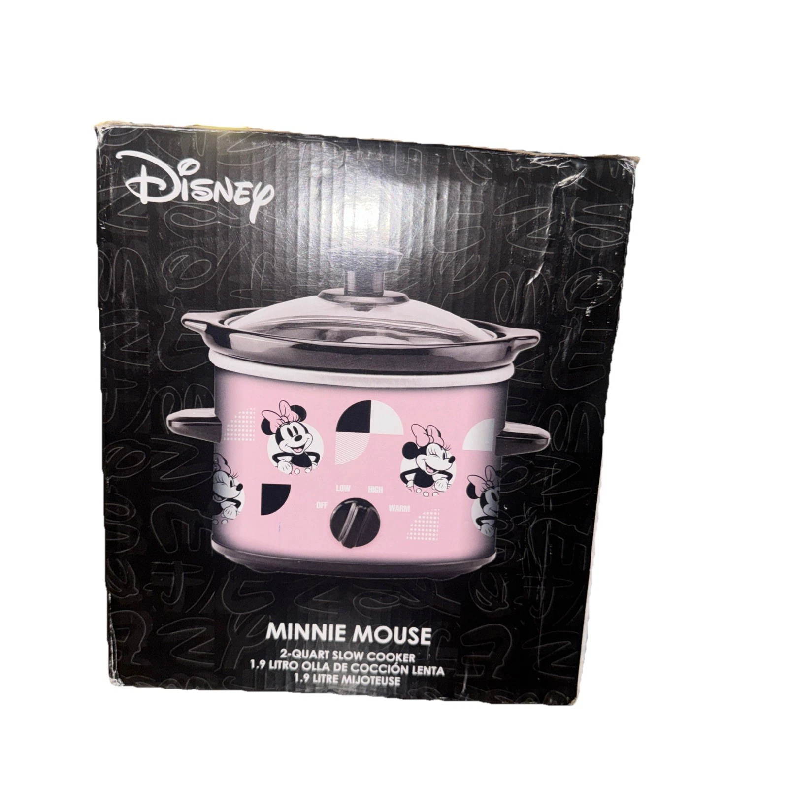 Disney Minnie Mouse 2 qt Slow Cooker Brand new In Box Free Shipping