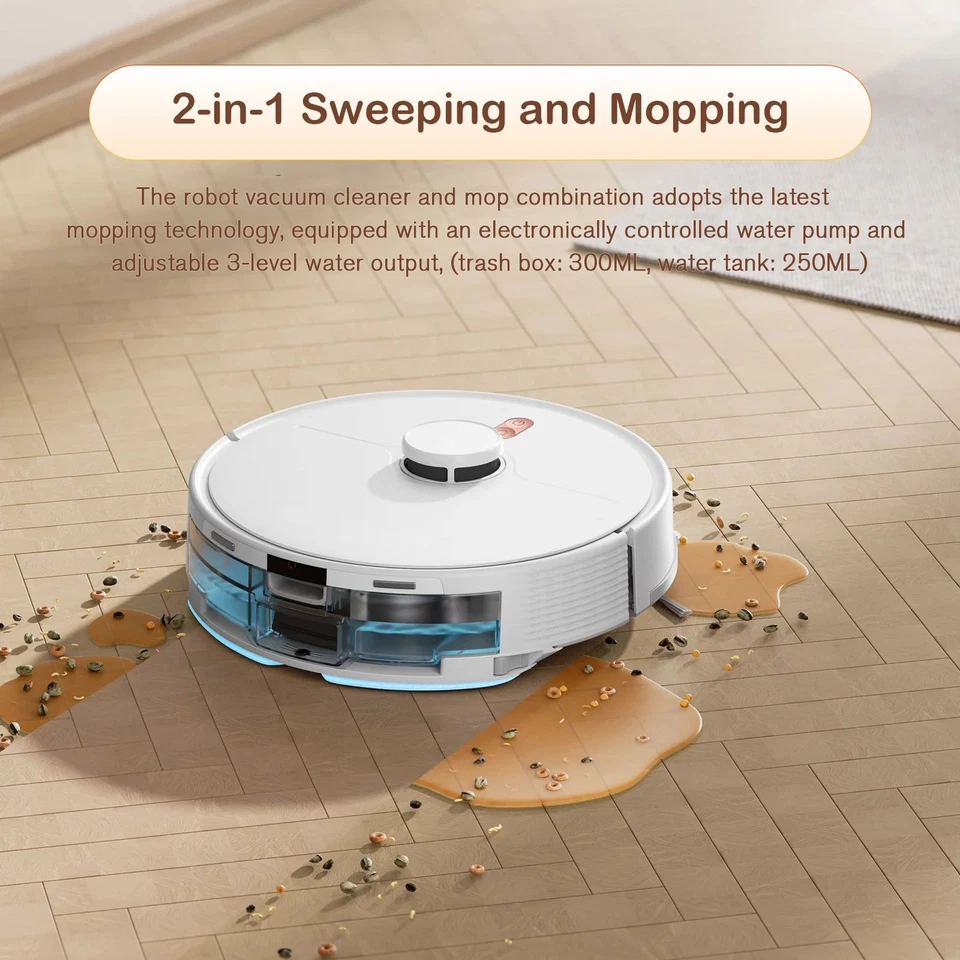 OMESER M20 PLUS Haustiere Waschsauger Saugroboter App-Steuerung Schallsteuerung - Bild 3 von 4