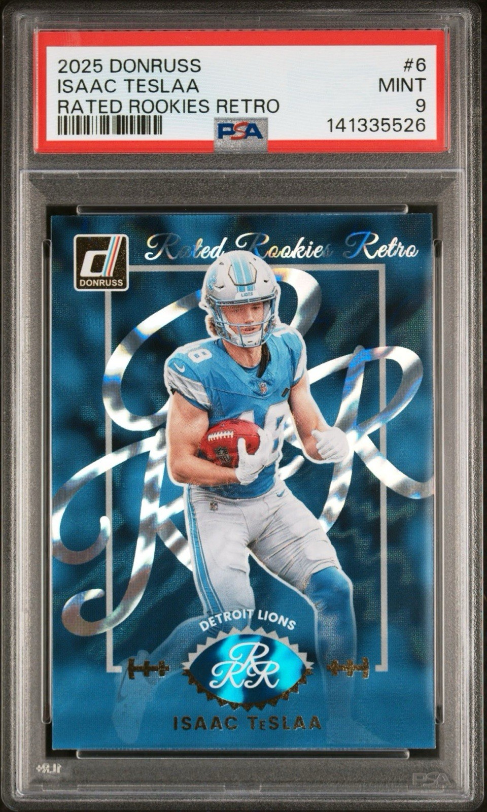 Isaac TeSlaa Panini Donruss Rated Rookies Retro #6 Base