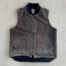 Carhartt V02 DKB faded brown work wear vest
