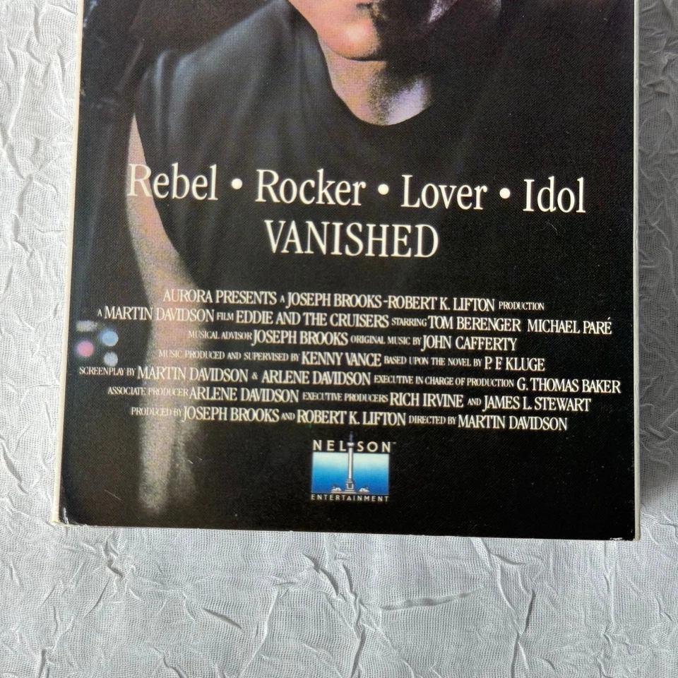 Eddie and the Cruisers VHS 1983 Nelson Hi-Fi Stereo Lost Rock Idol Cult Classic - Image 2 of 4