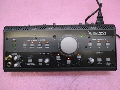 Mackie Big Knob Studio Command System desktop audio control center T8-E3