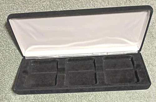 3 Certified Graded Coin Slab Felt/Metal Display Box For PCGS NGC ANACS ICG