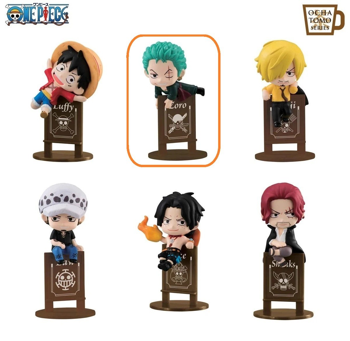 MegaHouse Ochatomo ONE PIECE Pirate Banquet Mini Figure Luffy Zoro