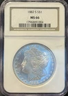 1882-S San Francisco Morgan Silver $1 Coin NGC Certified MS66