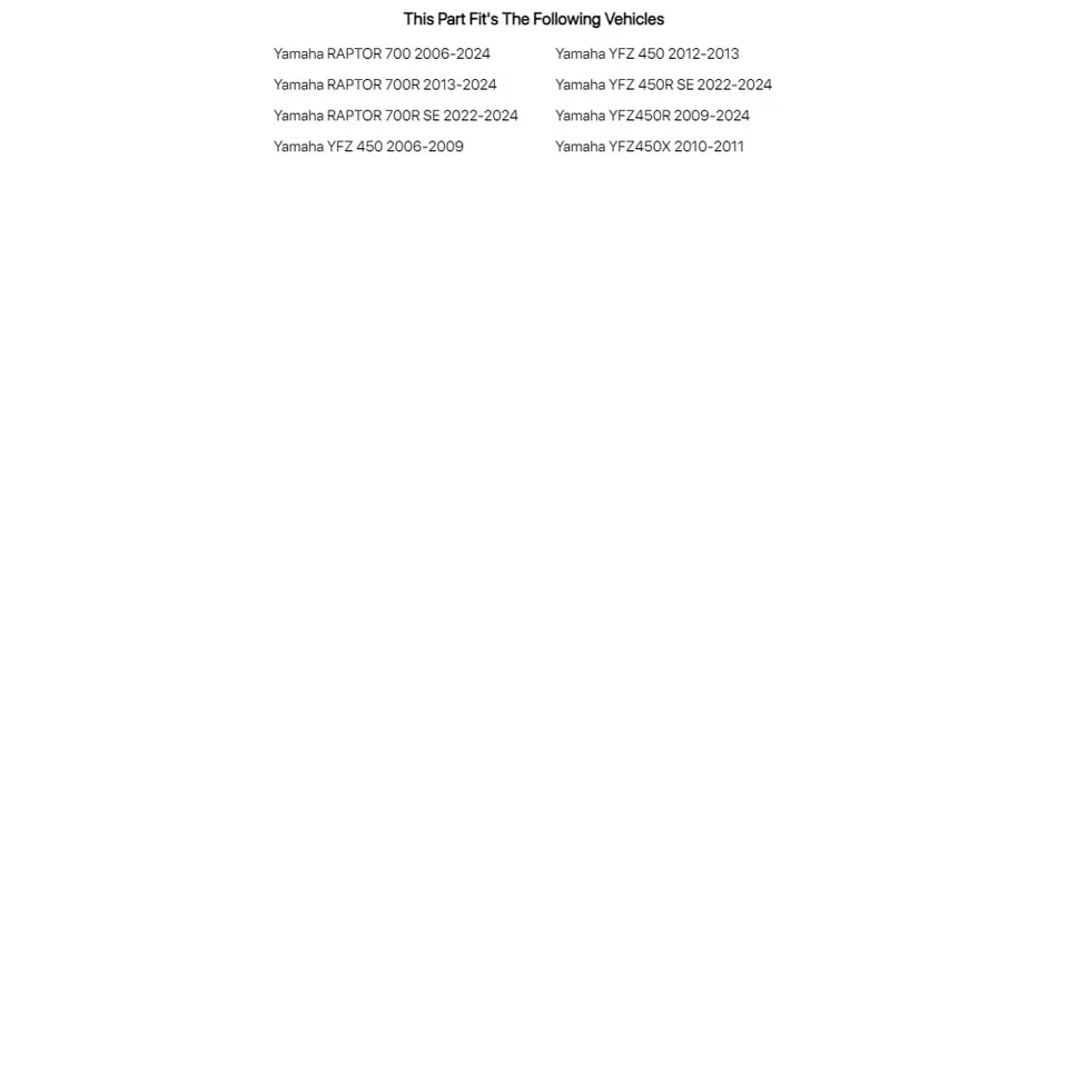 Rotor de freno Tusk Typhoon de acero inoxidable, trasero para Yamaha Raptor 700R 2013-2023 Foto 3 de 4