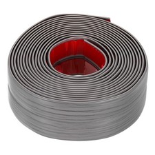 Wall Corner Protectors, Self-Adhesive Edge Guard, Gray Wood 0.12"x1.6"x11 ft