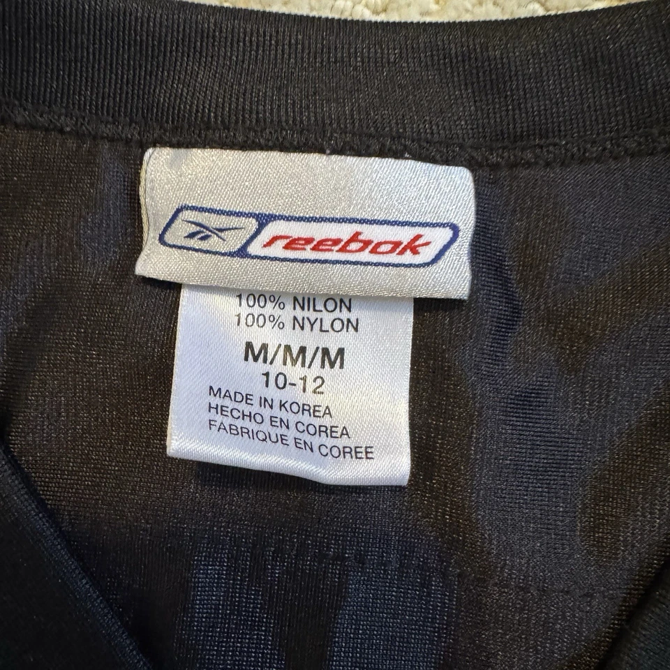 Camiseta deportiva negra para fanáticos de fútbol americano de la NFL Michael Vick # 7 Atlanta Falcons Youth M Reebok Foto 3 de 4
