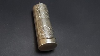 Super Hallmarked Silver Chatelaine Needle Etui/Cheroot Holder Case B’ham 1911