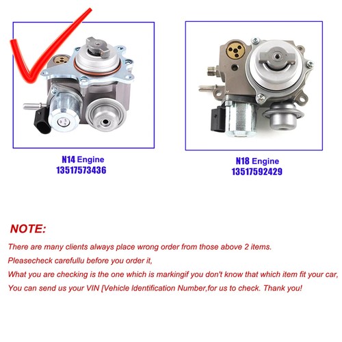 High-Pressure Fuel Pump Replacement Fits For BMW MINI Cooper S R55 N14 Engines - Picture 10 of 14