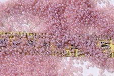 Vintage French 13/0 Glass Seed Beads Opal Mauve 1 Crafts Jewelry Making/1/2oz
