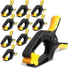 10 Pack 4 Inch Spring Clamps Heavy Duty Plastic Clips for Pool Cover Tarps Craft