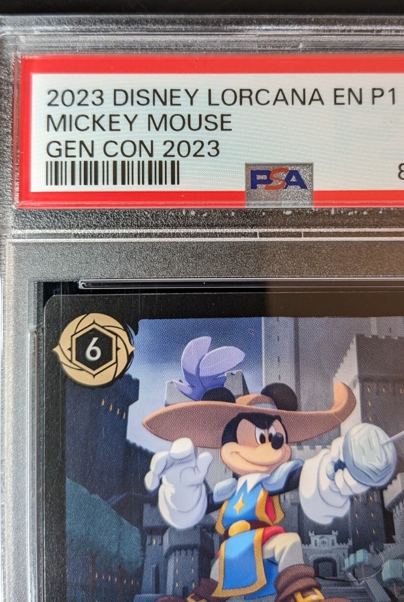 Disney Lorcana Mickey Mouse Musketeer Gen Con 2023 Promo PSA