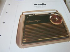 Radio Archiv N 03 Schaltplan Grundig Transistor Boy L, 1956
