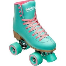 IMPALA QUAD ROLLER SKATES - INDOOR/OUTDOOR - ROLLERSKATES - VEGAN - AQUA