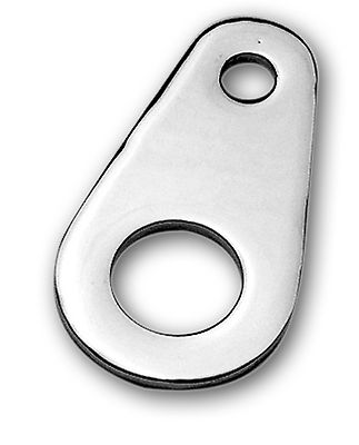 Zündschlosshalter ignition switch plate - Harley Davidson  36-84 chrom