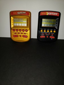 yahtzee electronic handheld game milton bradley