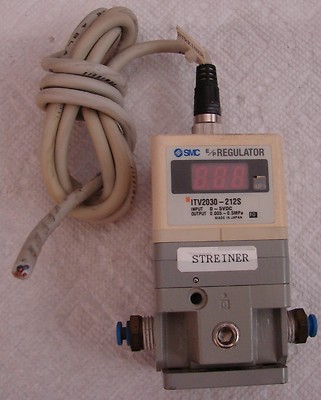SMC  ITV2030-212S E/P Regulator Input 0-5VDC Output 0.005-0.5MPa 