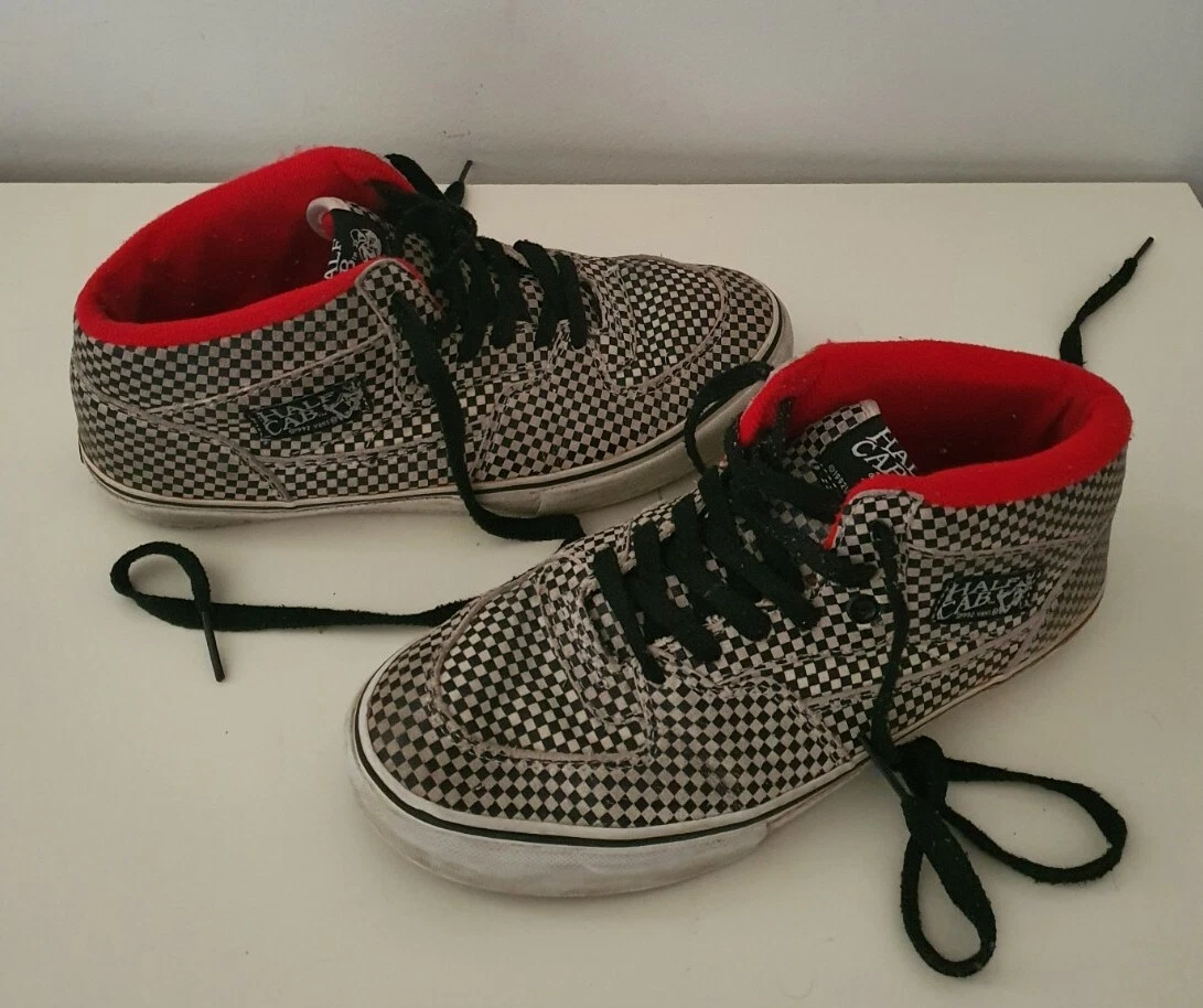 FW09 Supreme Vans Micro Check Half Cab US 8.5 UK 41 black trainers Rare