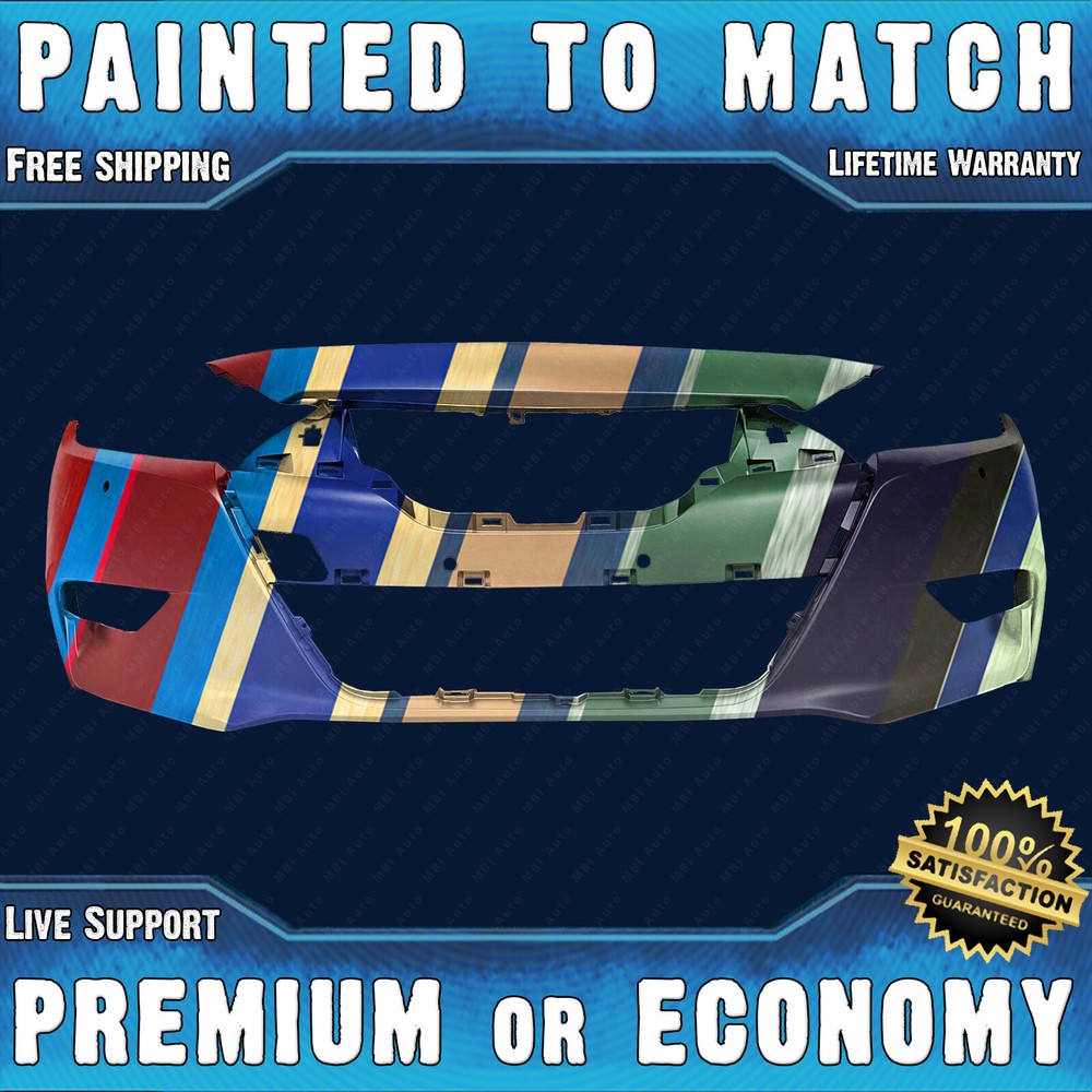 2016-2018 Nissan Maxima Painted Front Bumper with Park Assist