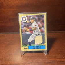 2022 Topps Series 1 - 1987 Topps Baseball Relics #87R-CC Carlos Correa (MEM)