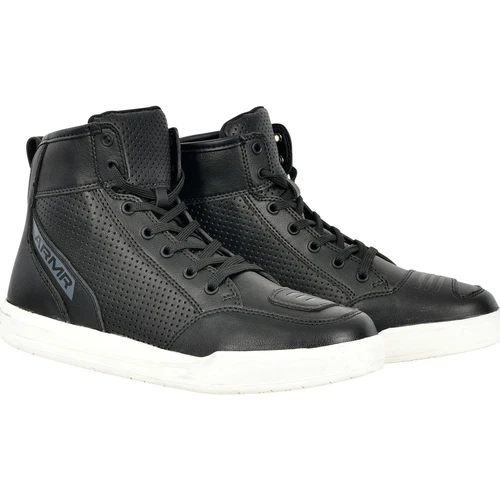 ARMR Aki 1.0 Air Black Motorcycle Boots Summer Vented Ankle Boot Urban Footwear