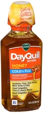 Vicks DayQuil Severe Cold & Flu Liquid Honey 12 OZ