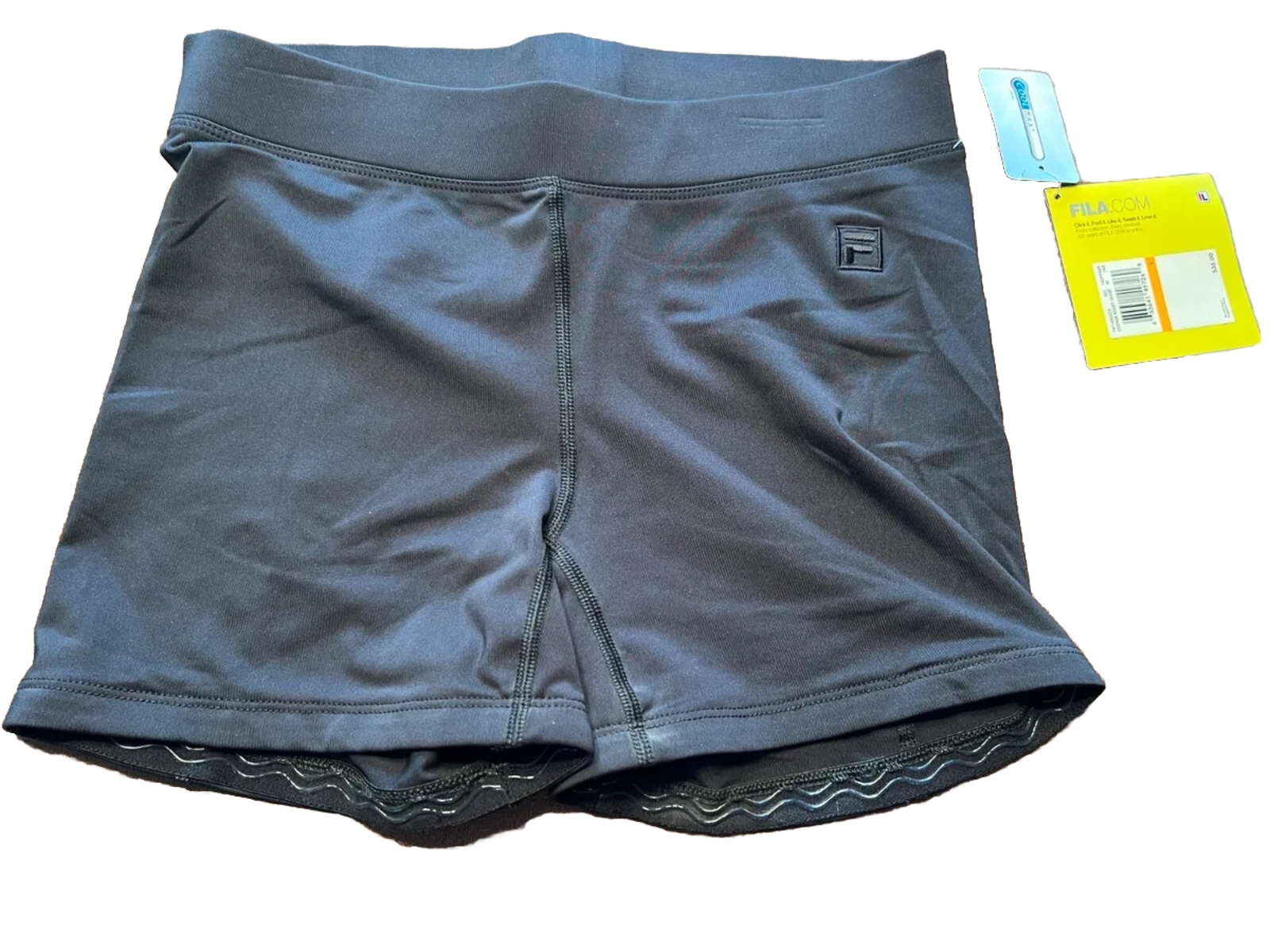 W's FILA 'Booty' Compression Shorts BLACK: S S L L (orig. $34) SALE $16 