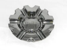 RARE PVD BLACK ECO CHROME BOSS MOTORSPORTS 331 WHEEL RIM CENTER CAP PART # 3215 