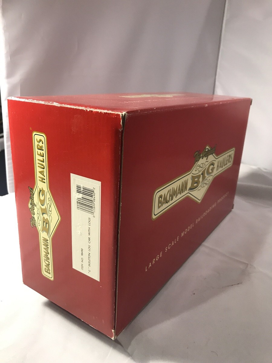 Bachmann 98490 Skeleton Log Cars w/Log Load - Metal Wheels