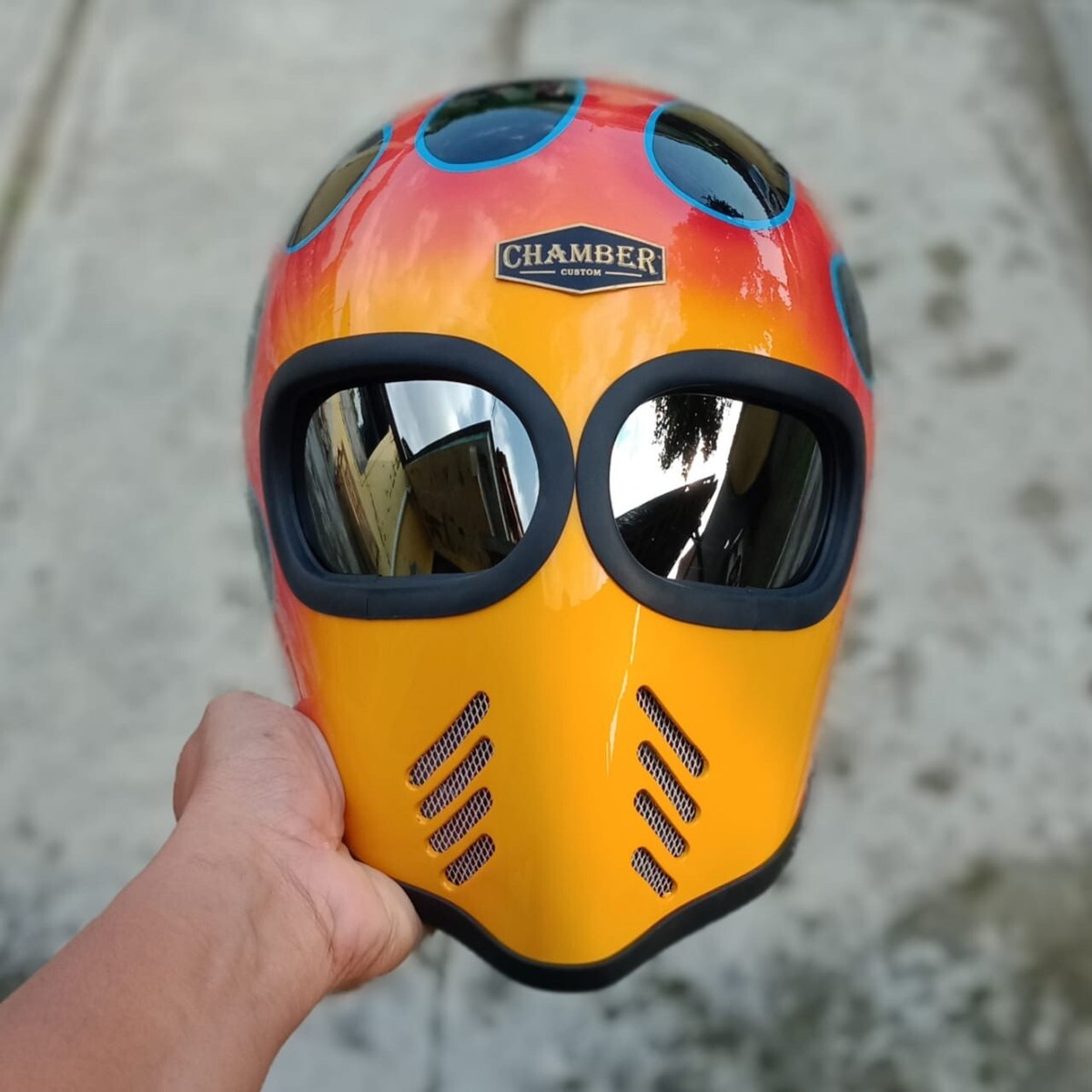 アクセサリー CHALLENGER FIRE HELMET / Chrome XL CHALLENGER FIRE HELMET / Chrome XL