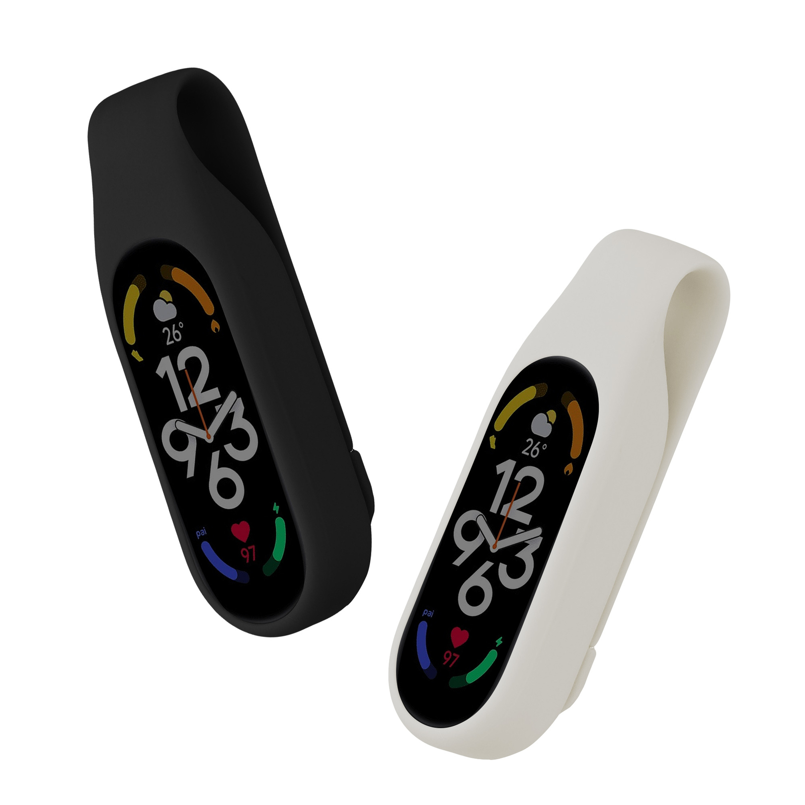 Клипса-недоуздок для Xiaomi Mi Band 7 6 5 4 Силиконовая лямка-недоуздок для фитнеса 2190₽