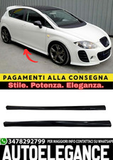 🔥MINIGONNE LATERALI PER SEAT LEON MK2 CUPRA (2005–2012) – SUPERFICIE GREZZA🔥