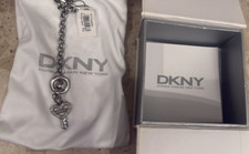 DKNY Ladies Bracelet With Crystal Key Charm stainless steel Valentine’s Day gift