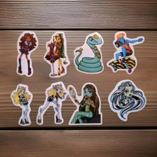 MONSTER HIGH Fashion Scrapbook Stickers 8 Stickers Multi Color