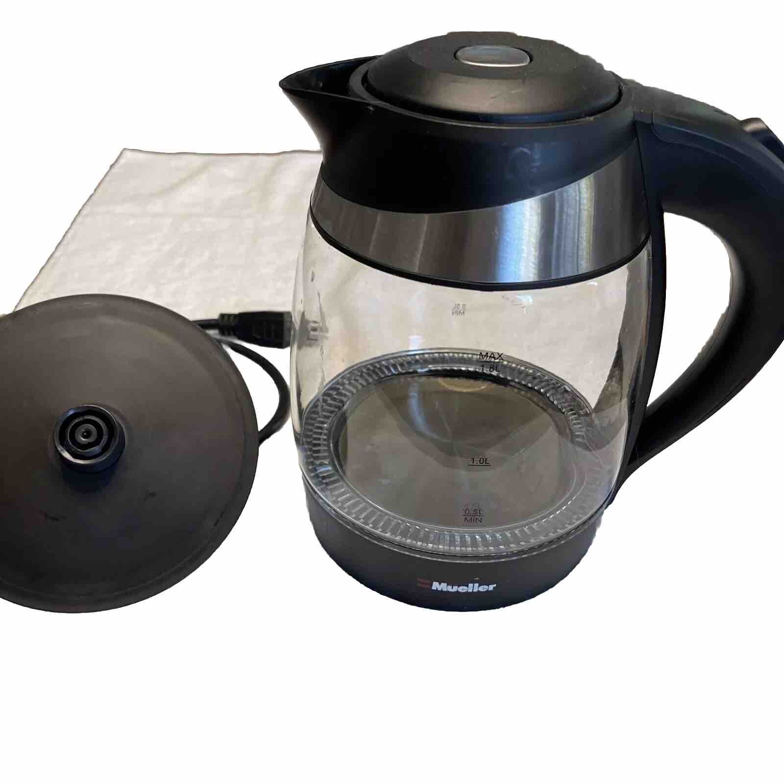 Mueller Ultra Kettle 1500W Electric Kettle Cordless 1.8 Liter SpeedBoil