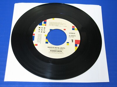 Robbie Nevil - Wot's It To Ya / Remix - 80s Synth-Pop 45 VG+ VINYL RECORD