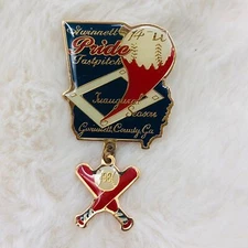 Gwinnett County GA Pride Fastpitch Softball Inaugural Season Lapel Pin