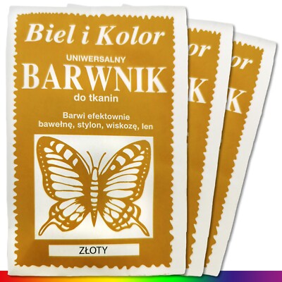 Textilfarbe 3 x 10 g Stofffarbe Batikfarbe Stoff Färben Nachfärben Textilien 
