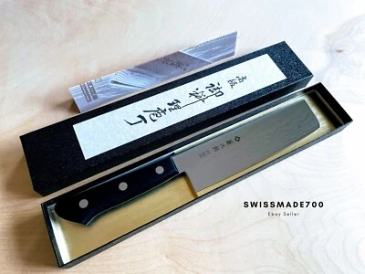 TOJIRO BASIC Damascus VG10 Nakiri Knife (F-330) MADE IN JAPAN - FREE US SHIPPING